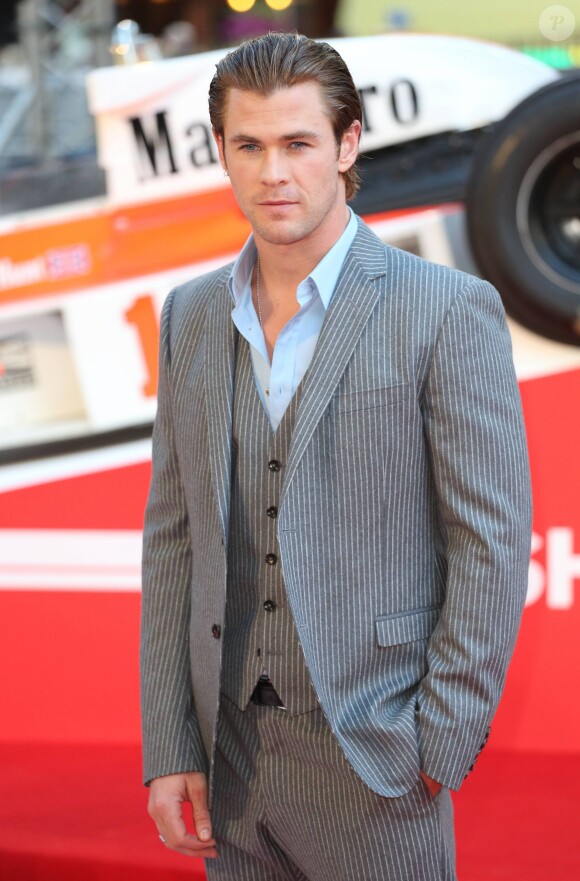 Chris Hemsworth - Avant-première du film "Rush" à Londres, le 2 septembre 2013.