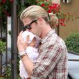  Chris Hemsworth avec sa fille India le 22 juillet 2012 &agrave; Santa Monica 