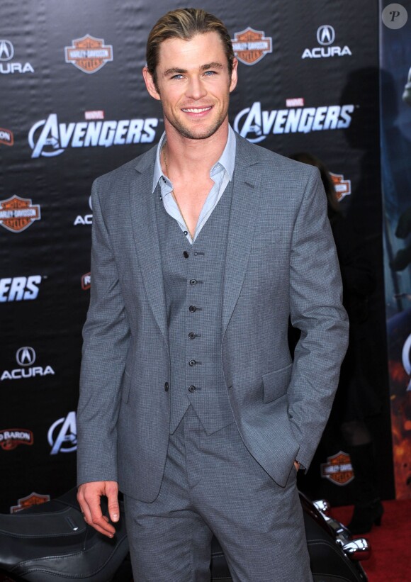 Chris Hemsworth - Avant-première du film Avengers à Hollywood le 11 avril 2012