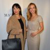 Mathilda May et Nezha Alaoui (fondatrice de Mayshad Luxury) - Lancement de la Maison Mayshad Luxury et de son premier sac le "BFF" au Park Hyatt à Paris, le 18 novembre 2014.