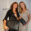 Julie Ferrier et Nezha Alaoui (fondatrice de Mayshad Luxury) - Lancement de la Maison Mayshad Luxury et de son premier sac le "BFF" au Park Hyatt à Paris, le 18 novembre 2014.