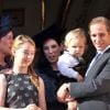 Sacha Casiraghi (1 an et demi), entouré notamment de sa mamie la princesse Caroline, sa tante la princesse Alexandra et sa maman Tatiana Santo Domingo, est apparu dans les bras de son papa Andrea Casiraghi, au balcon du palais princier à Monaco le 19 novembre 2014 pour la Fête nationale.