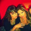 Zaz, Hélène Ségara et Lorie dans les coulisses des Enfoirés le 15 janvier 2014 à Strasbourg.