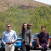Exclusif - Pierce Brosnan et ses fils Dylan et Paris à Malibu. Mai 2013.