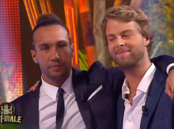Martin et Laurent - Finale de "Koh-Lanta 2014" sur TF1. Vendredi 21 novembre 2014.
