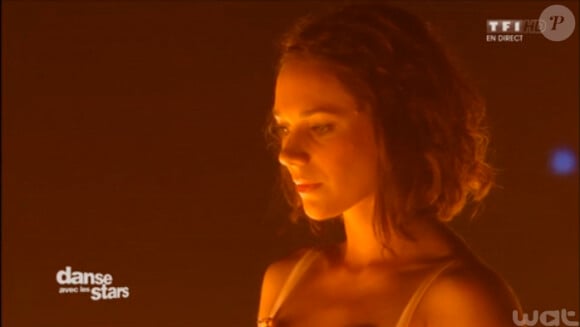 Nathalie Péchalat, le 18 octobre 2014, sur TF1, dans Danse avec les stars 5