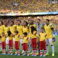 L'équipe du Brésil à Fortaleza, le 4 juillet 2014.