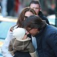Tamara Ecclestone, son époux Jay Rutland et leur fille Sophia dans mes rues de Soho à New York, le 21 novembre 2014