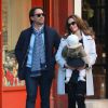 Tamara Ecclestone, sa petite Sophia et son mari Jay Rutland dans les rues de New York, le 21 novembre 2014