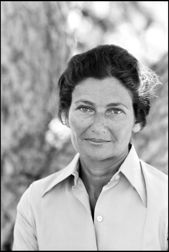 Simone Veil en 1974 à Sainte-Maxime