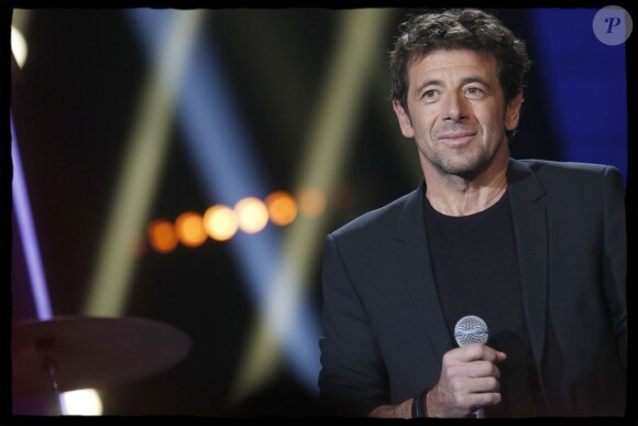 Exclusif - Patrick Bruel lors de l'édition 2014 de la "Fête de la chanson française" diffusée sur France 2, enregistrée au Studio TSF à Aubervilliers, le 21 novembre 2014.