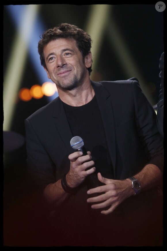 Exclusif - Patrick Bruel lors de l'édition 2014 de la "Fête de la chanson française" diffusée sur France 2, enregistrée au Studio TSF à Aubervilliers, le 21 novembre 2014.