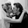 Laeticia et Johnny Hallyday, passionnément amoureux au Bal de Soie Hermès au théâtre de l'Odéon à Paris, le 27 novembre 2014