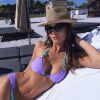Julia Pereira dans son bikini Lybethras du 28 novembre 2014 à Miami. Photo Instagram, novembre 2014.