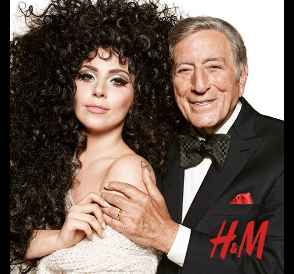 Campagne Holiday 2014 d'H&M avec Lady Gaga et Tony Bennett.