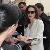 Angelina Jolie défend son film Invincible (Unbroken) à Los Angeles, le 30 novembre 2014.