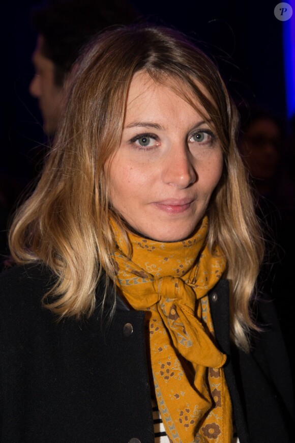 Coralie Clement (Soeur de Benjamin Biolay) à la maison Jean Paul Gaultier pour la présentation du Projet Iccarre à Paris, le 1er décembre 2014, journée mondiale de lutte contre le Sida.