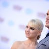 Chris Pratt et Anna Faris lors de l'avant-première des Gardiens de la galaxie, le 21 juillet 2014 au Dolby Theatre de Los Angeles, le 21 juillet 2014