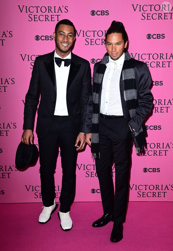 Sunnery James et Ryan Marciano assistent au défilé Victoria's Secret 2014 à l'Earls Court Exhibition Centre. Londres, le 2 décembre 2014.