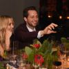 Kate Hudson et l'auteur-journaliste Derek Blasberg assistent au dîner célébrant l'exposition Playing with Shapes du designer Pierre Paulin, à la Jewel Box de la National YoungArts Foundation. Miami, le 2 décembre 2014.