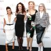 Eva Longoria, Andie MacDowell, Aimee Mullins et Diane Keaton assistent au dîner L'Oréal Paris Women of Worth au Pierre Hotel. New York, le 2 décembre 2014.