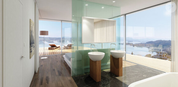 Le projet Residence, où Roger Federer va poser ses valises avec sa famille, à Wollerau, sur les rives du Lac Zürich