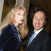Arielle Dombasle et Stéphane Bern - Remise du Prix littéraire des Princes décerné par le magazine Point de Vue à l'Hôtel Peninsula, à Paris le 4 décembre 2014.