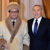 François Hollande et le président kazakh Noursoultan Nazarbaïev, le 5 décembre 2014 à Astana