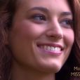  Morgane Laporte (Miss Auvergne) lors de la c&eacute;r&eacute;monie de Miss France 2015 sur TF1, le samedi 6 d&eacute;cembre 2014. 