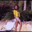  Chlo&eacute; Mozar (Miss Guadeloupe) lors de la c&eacute;r&eacute;monie de Miss France 2015 sur TF1, le samedi 6 d&eacute;cembre 2014. 