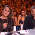  Val&eacute;rie B&egrave;gue et Philippe Bas, lors de la c&eacute;r&eacute;monie de Miss France 2015 sur TF1, le samedi 6 d&eacute;cembre 2014. 