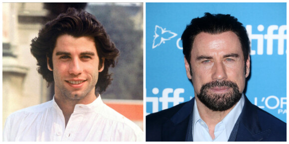 John Travolta en 1978 et en 2014. ©BESTIMAGE