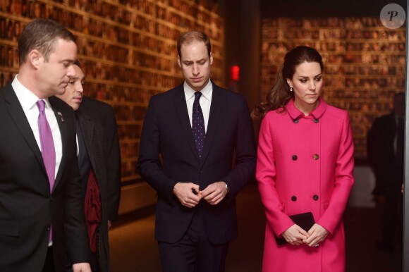 Le prince William et Kate Middleton se sont rendus au mémorial du 11 septembre à New York, le 9 décembre 2014