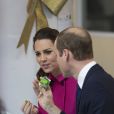  Le prince William et Kate Middleton ont visité la fondation City Kids à l'espace The Door à New York, le 9 décembre 2014 