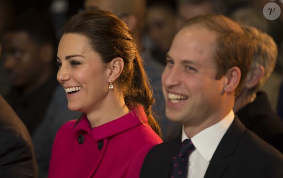 Le prince William et Kate Middleton ont visité la fondation City Kids à l'espace The Door à New York, le 9 décembre 2014
