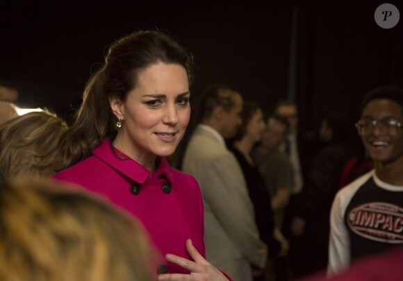 Le prince William et Kate Middleton ont visité la fondation City Kids à l'espace The Door à New York, le 9 décembre 2014