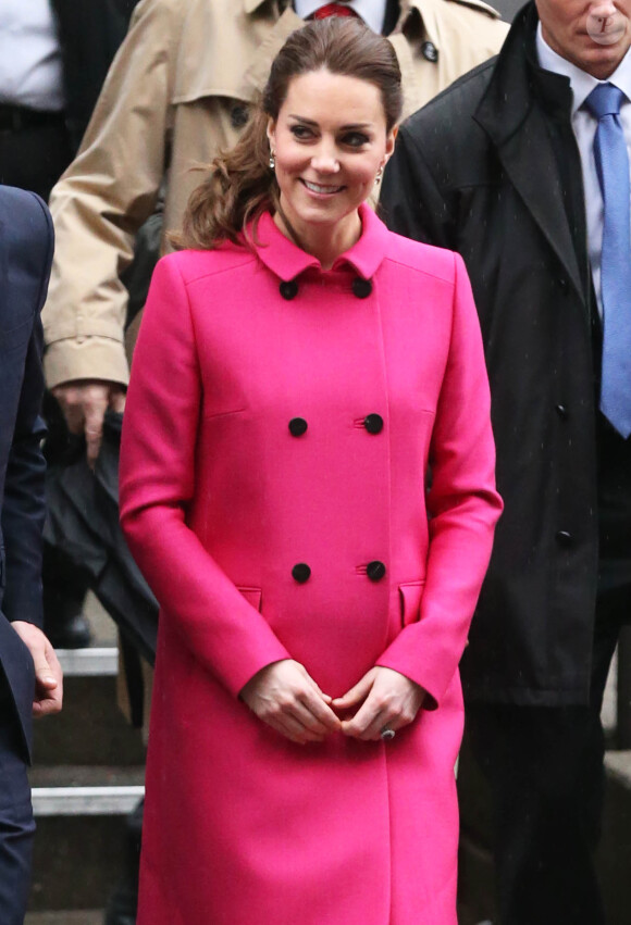 Le prince William et Kate Middleton ont visité la fondation City Kids à l'espace The Door à New York, le 9 décembre 2014