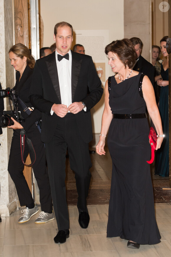 Kate Middleton et le prince William à la cérémonie du 600e anniversaire de l'Université St. Andrews au Metropolitan Museum of Art à New York, le 9 décembre 2014.