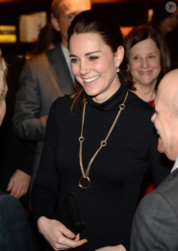 Kate Middleton lors de la réception "Creativity is GREAT" à New York, le 9 décembre 2014.