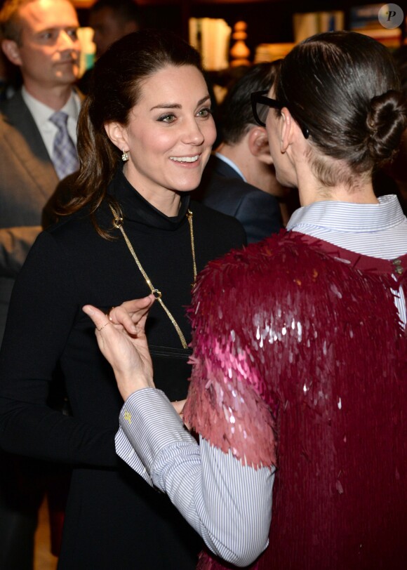 Kate Middleton lors de la réception "Creativity is GREAT" à New York, le 9 décembre 2014.