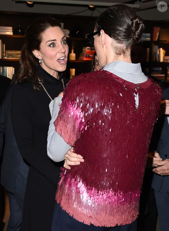Kate Middleton lors de la réception "Creativity is GREAT" à New York, le 9 décembre 2014.