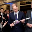 Le prince William assiste à une réception sur le thème de la technologie avant d'aller remettre les prix aux gagnants des "GREAT Tech Awards" à New York, le 9 décembre 2014.