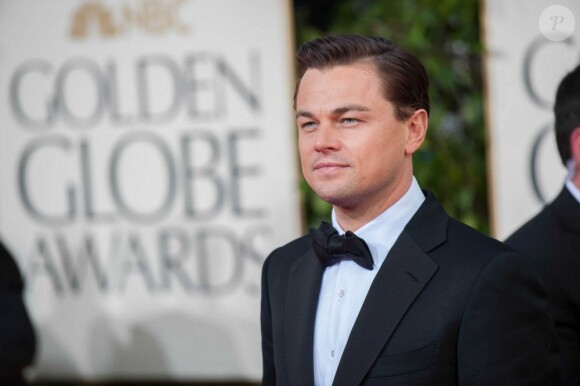 Leonardo DiCaprio lors des Golden Globes 2013