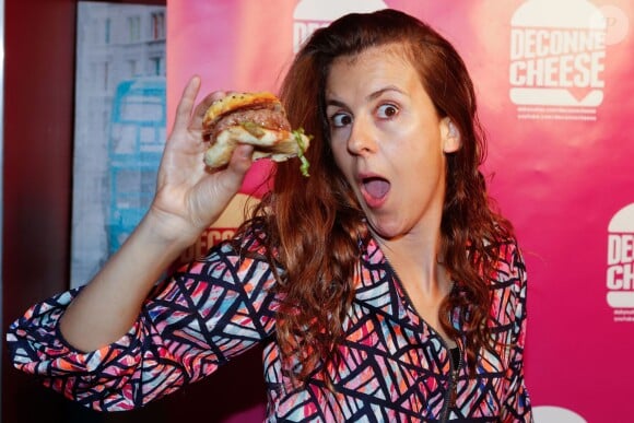 Exclusif - Nicole Ferroni - Soirée de lancement de "Deconne Cheese", une nouvelle chaîne d'humour lancée sur internet, au restaurant "le Floors" à Paris, le 10 décembre 2014.