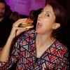 Exclusif - Nicole Ferroni - Soirée de lancement de "Deconne Cheese", une nouvelle chaîne d'humour lancée sur internet, au restaurant "le Floors" à Paris, le 10 décembre 2014.
