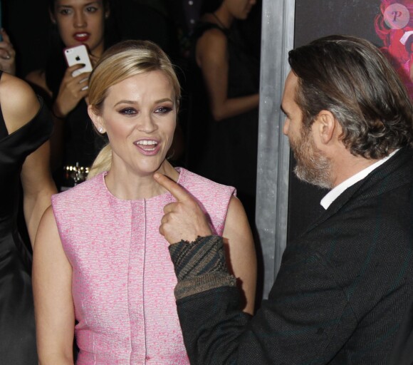 Reese Witherspoon, Joaquin Phoenix - Première du film "Inherent Vice" à Hollywood le 10 décembre 2014.
