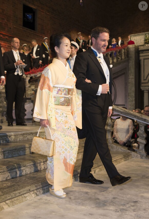 Chris O'Neill et Kasumi Amano - Dîner de Gala en l'honneur des Prix Nobel à Stockholm en Suède le 10 novembre 2014