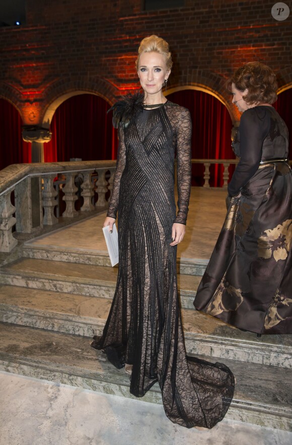 Victoria Dyring - Dîner de Gala en l'honneur des Prix Nobel à Stockholm en Suède le 10 novembre 2014.