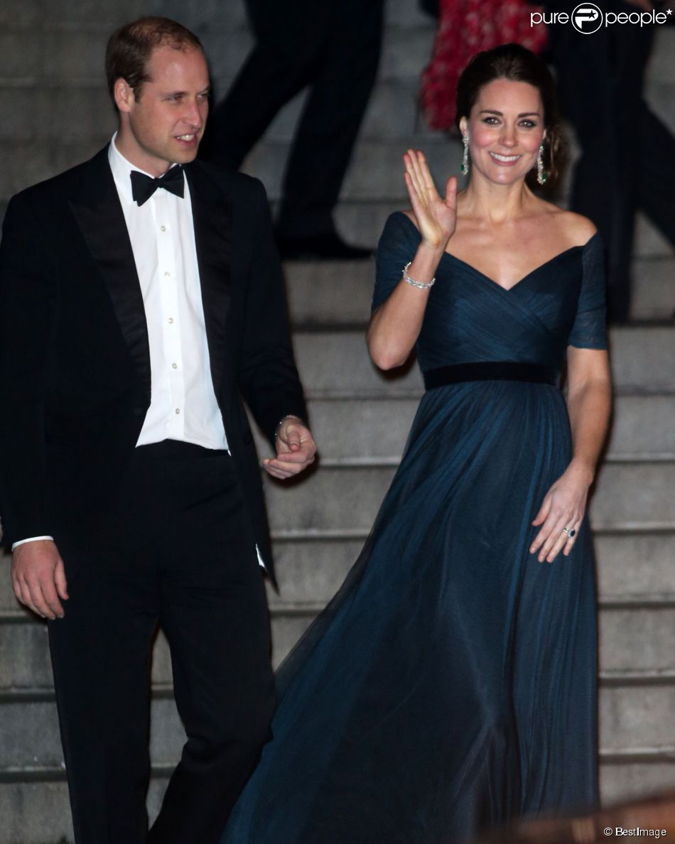 Kate Middleton et le prince William à la cérémonie du 600e anniversaire de l&#039;Université St. Andrews au Metropolitan Museum of Art à New York, le 9 décembre 2014.
