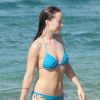 Exclusif - Olivia Wilde à la plage à Maui, à Hawaï. Le 5 décembre 2014.
